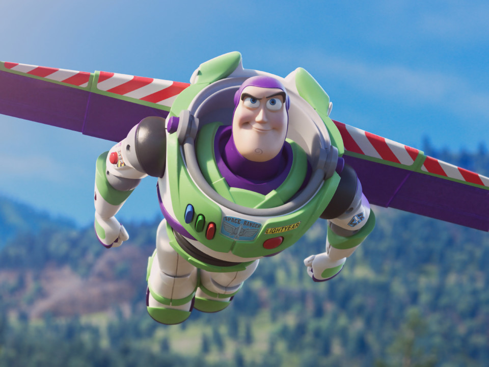 Buzz Lightyear volando